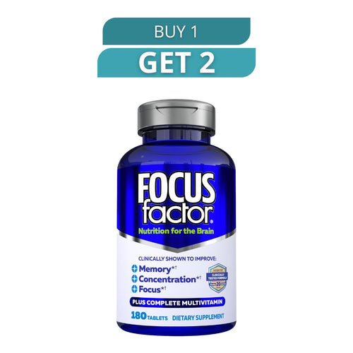 Focus Factor 180 Capsules - Dietary Supplement - Free Shipping